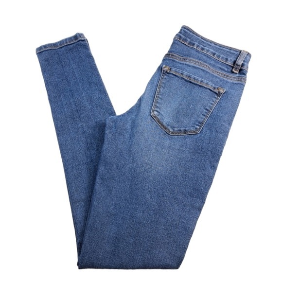 refuge Denim - Refuge Women's‎ Denim Distressed Blue Jeans Skinny Size 4